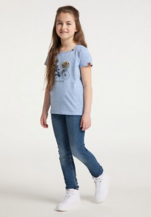 Camiseta Ragwear Violka Print Organic Niña Blancas | R-7524093