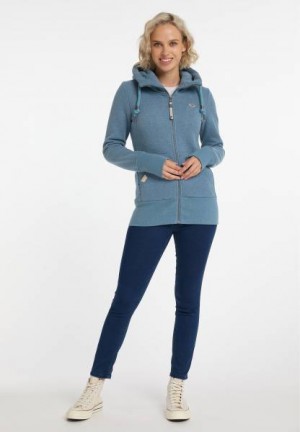 Sudaderas Ragwear Neska Zip Mujer Azul Marino | R-4815367