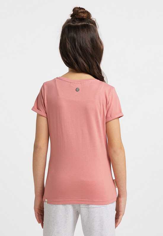 Camiseta Ragwear Eika Organic Niña Burdeos | R-4328610