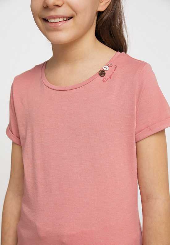 Camiseta Ragwear Eika Organic Niña Burdeos | R-4328610