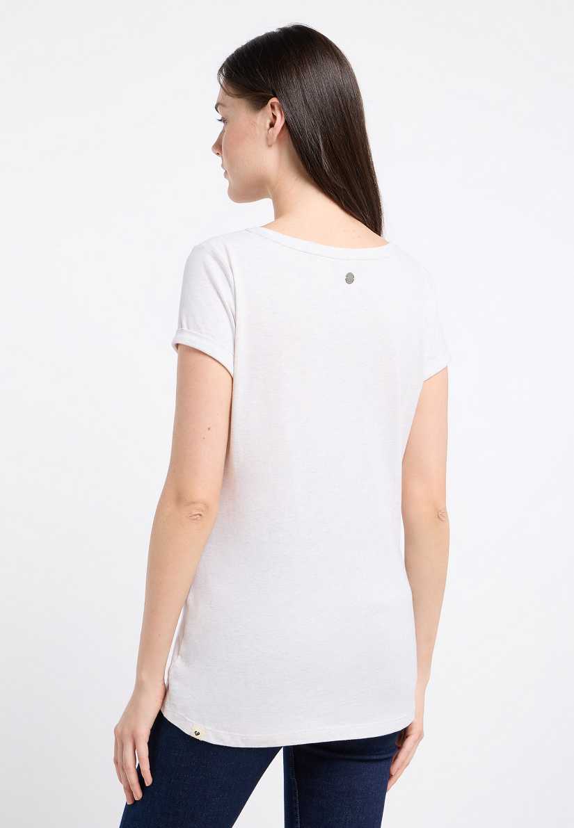 Camiseta Ragwear Fllorah Dove Gots Mujer Beige | R-9038564