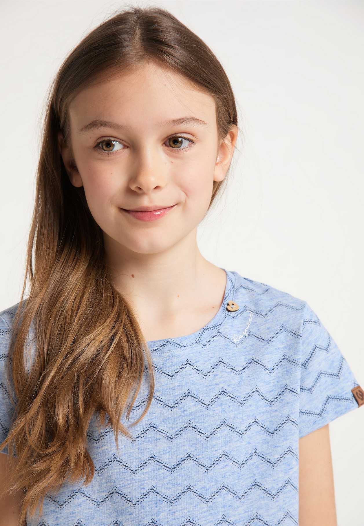 Camiseta Ragwear Violka Chevron Niña Azules | R-1384970