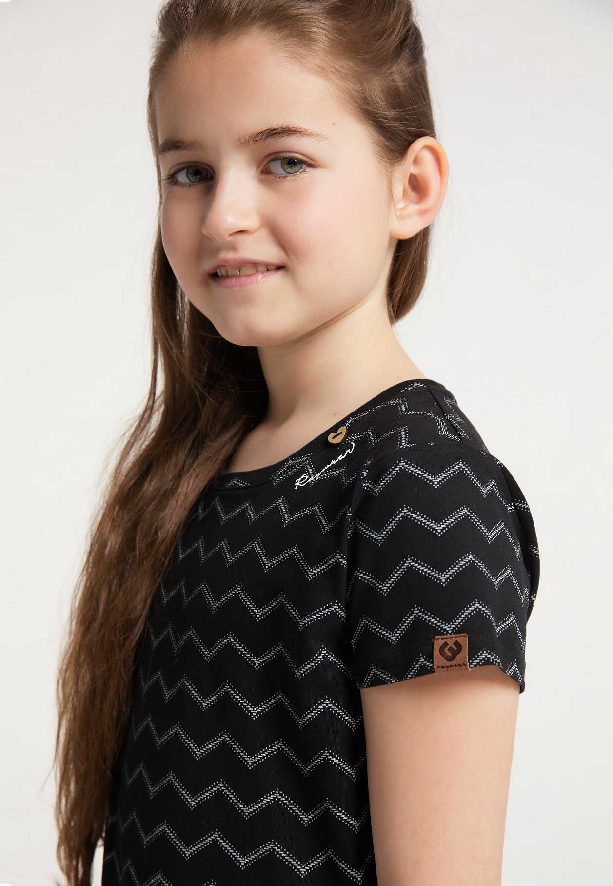 Camiseta Ragwear Violka Chevron Niña Beige | R-7951382