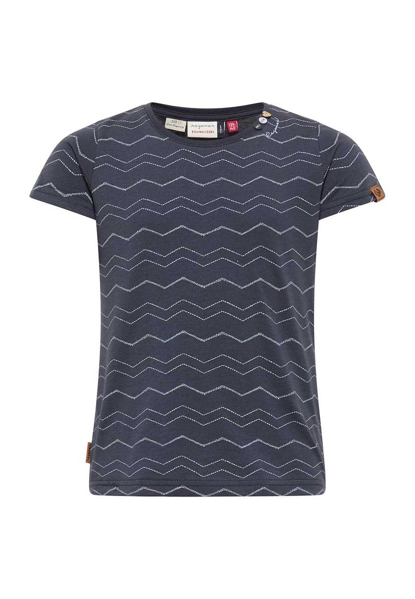 Camiseta Ragwear Violka Chevron Niña Lavanda | R-7930524