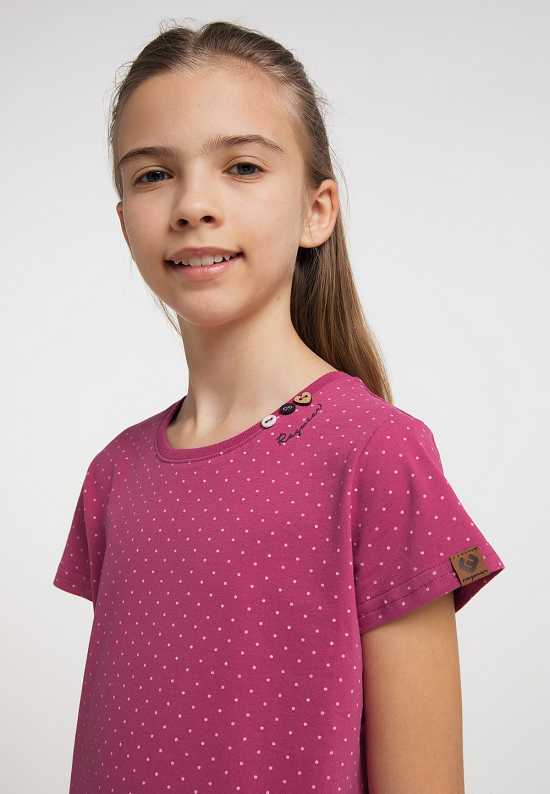 Camiseta Ragwear Violka Dots Niña Moradas | R-2056317