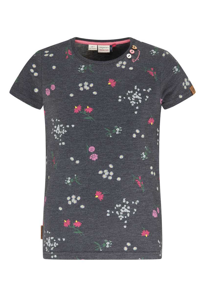 Camiseta Ragwear Violka Flowers Niña Azules | R-5372864