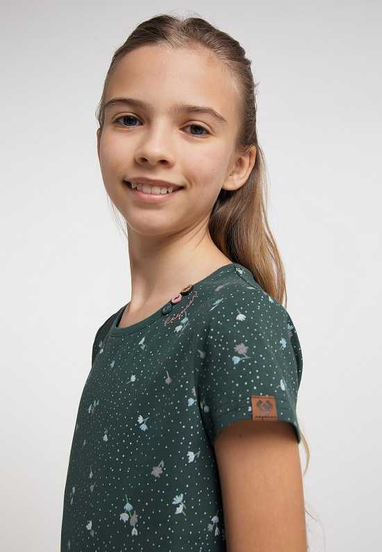 Camiseta Ragwear Violka Flowers Niña Azul Marino | R-6578392