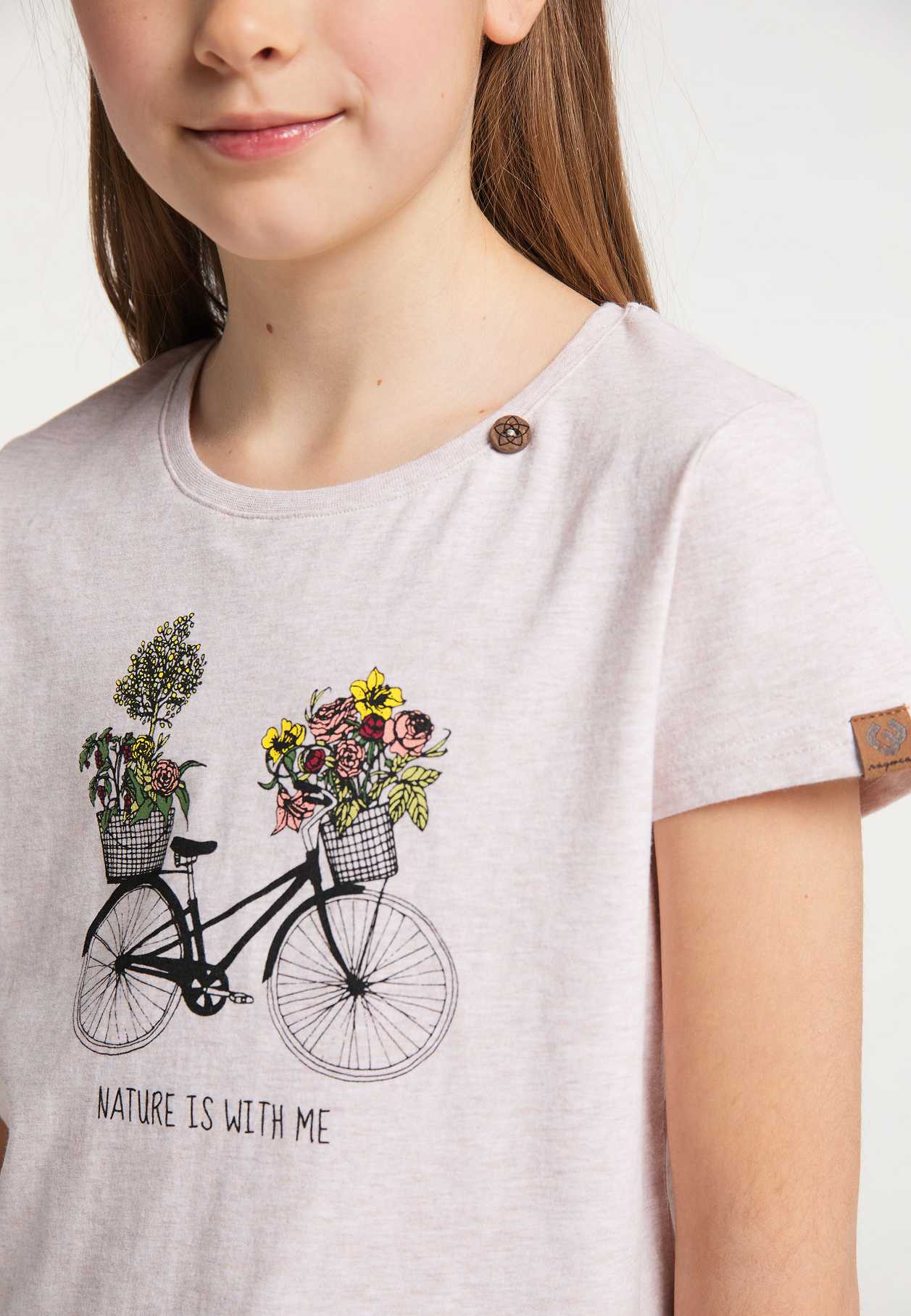 Camiseta Ragwear Violka Print Organic Niña Negras | R-3597240