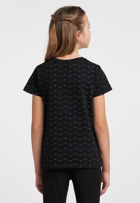 Camiseta Ragwear Violka Zig Zag Niña Gris Oscuro | R-7918052