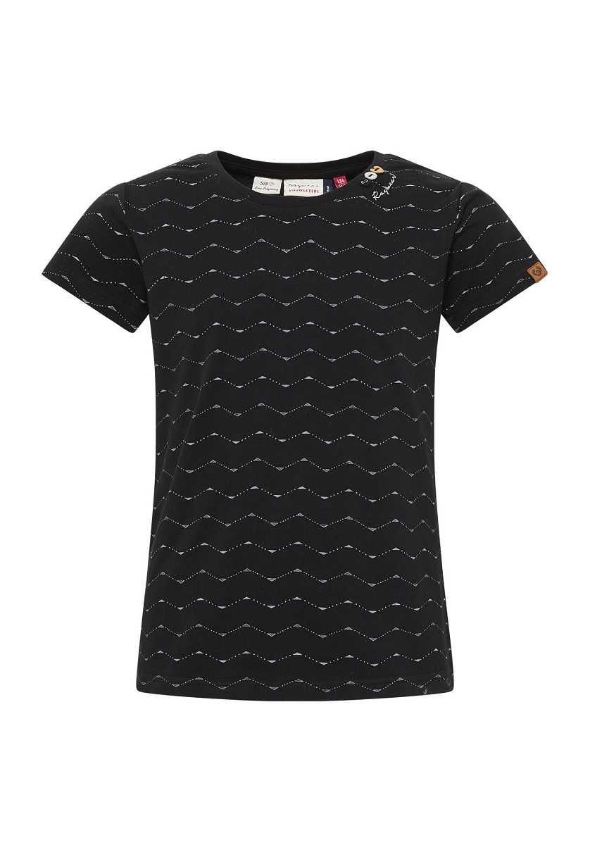 Camiseta Ragwear Violka Zig Zag Niña Gris Oscuro | R-7918052