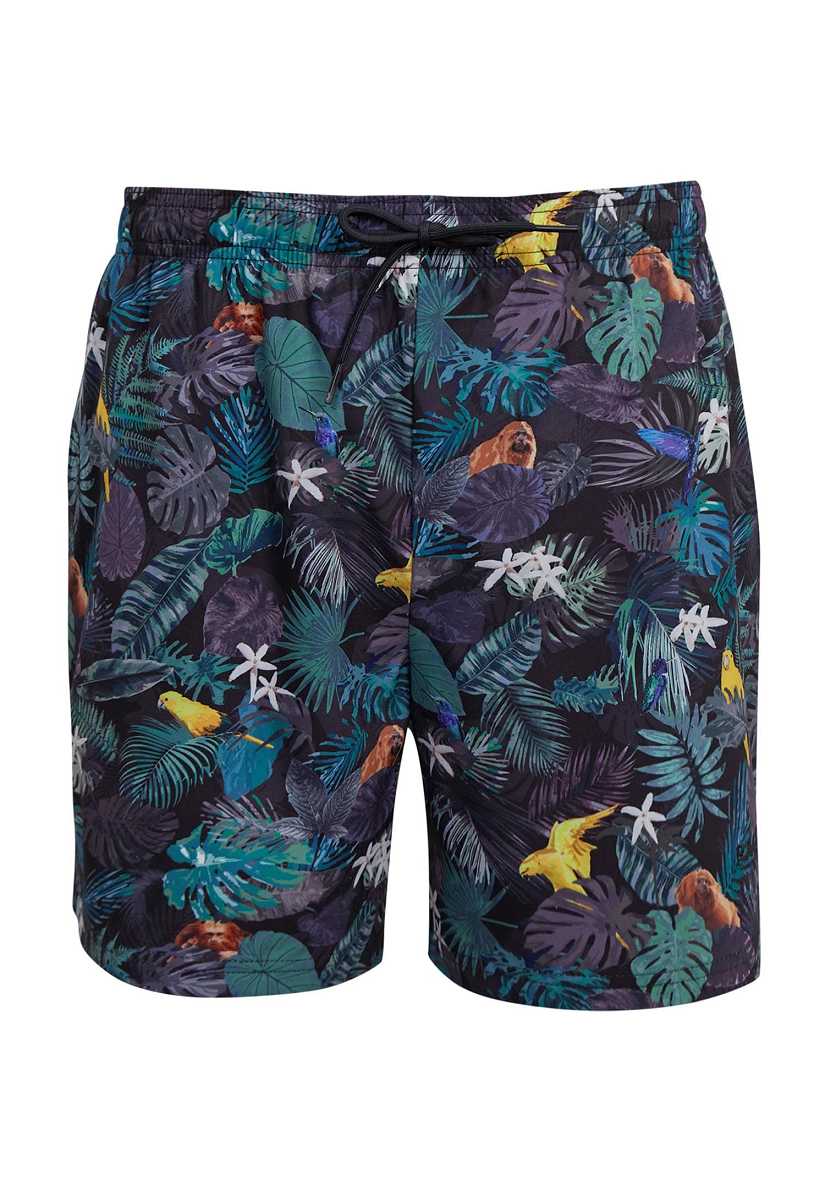 Short Ragwear Stannis Print Hombre Naranjas | R-6104835