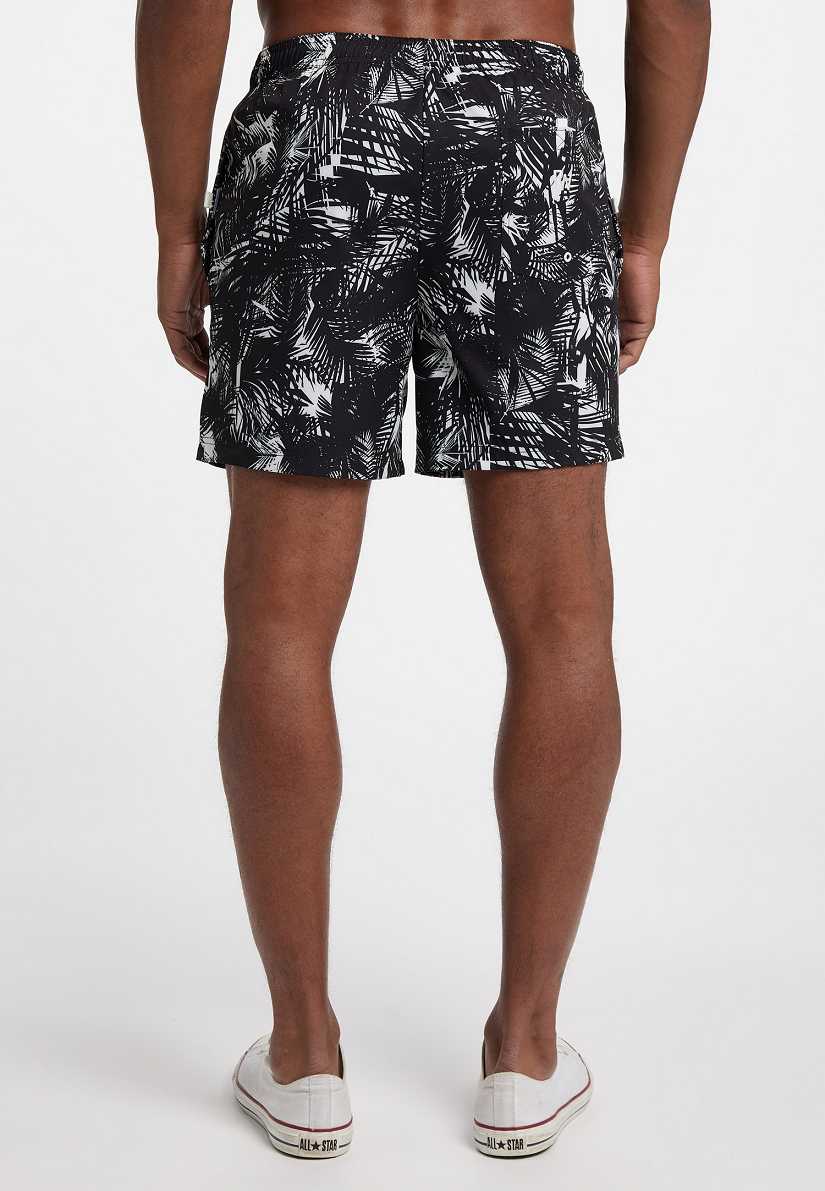 Short Ragwear Stannis Print Hombre Negras | R-9514673