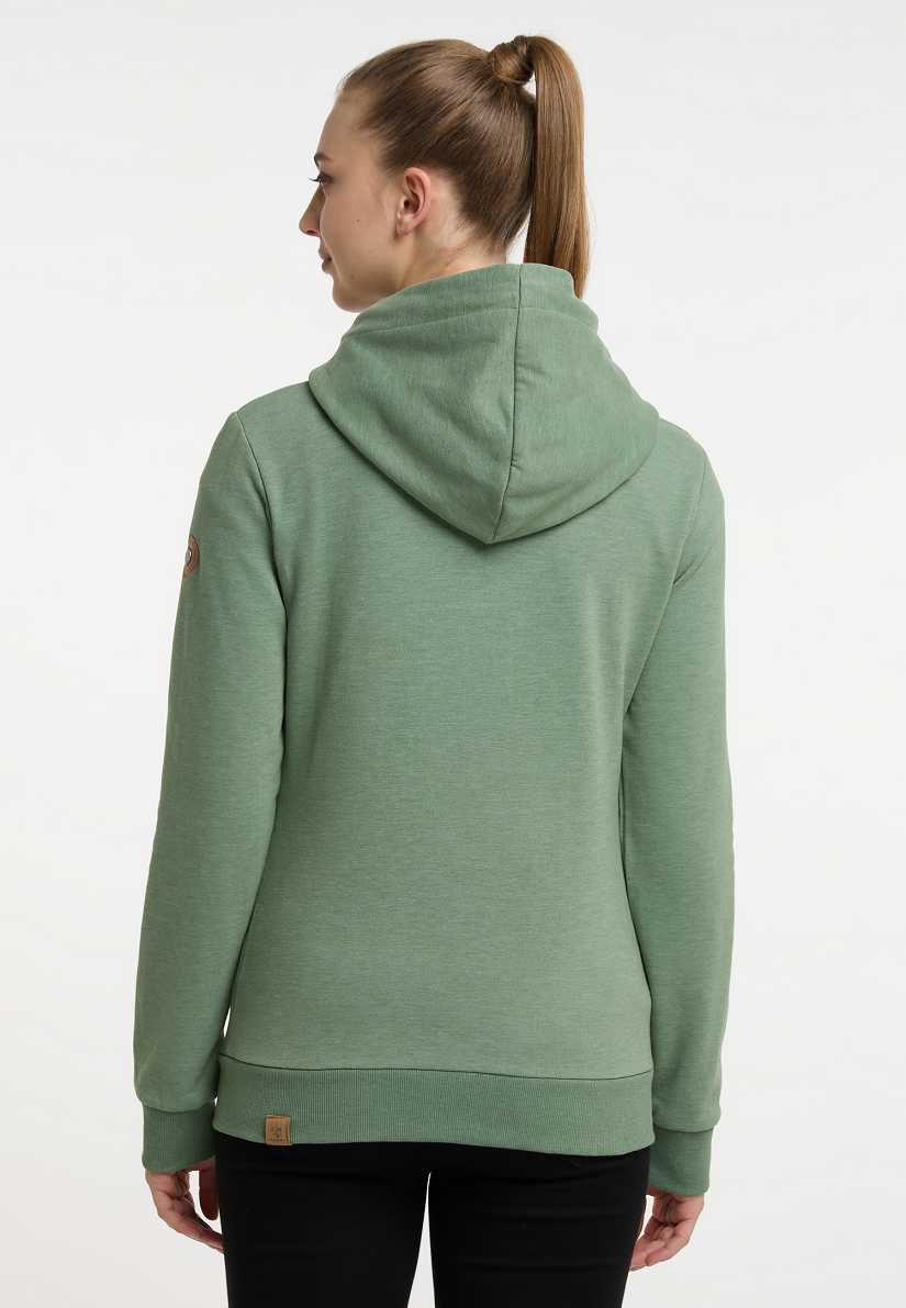 Sudaderas Ragwear Flora Zip Organic Mujer Blancas | R-4187620