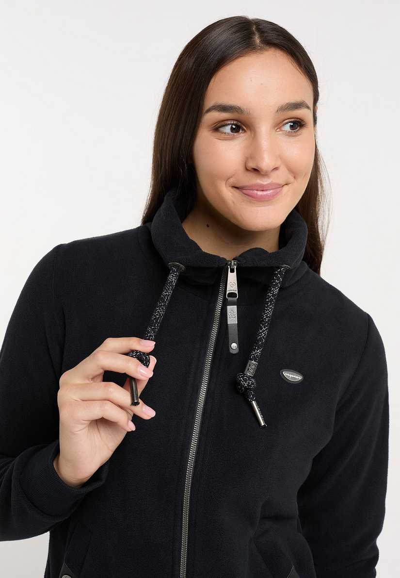 Sudaderas Ragwear Rylie Fleece Zip Solid Mujer Rojas | R-3461528