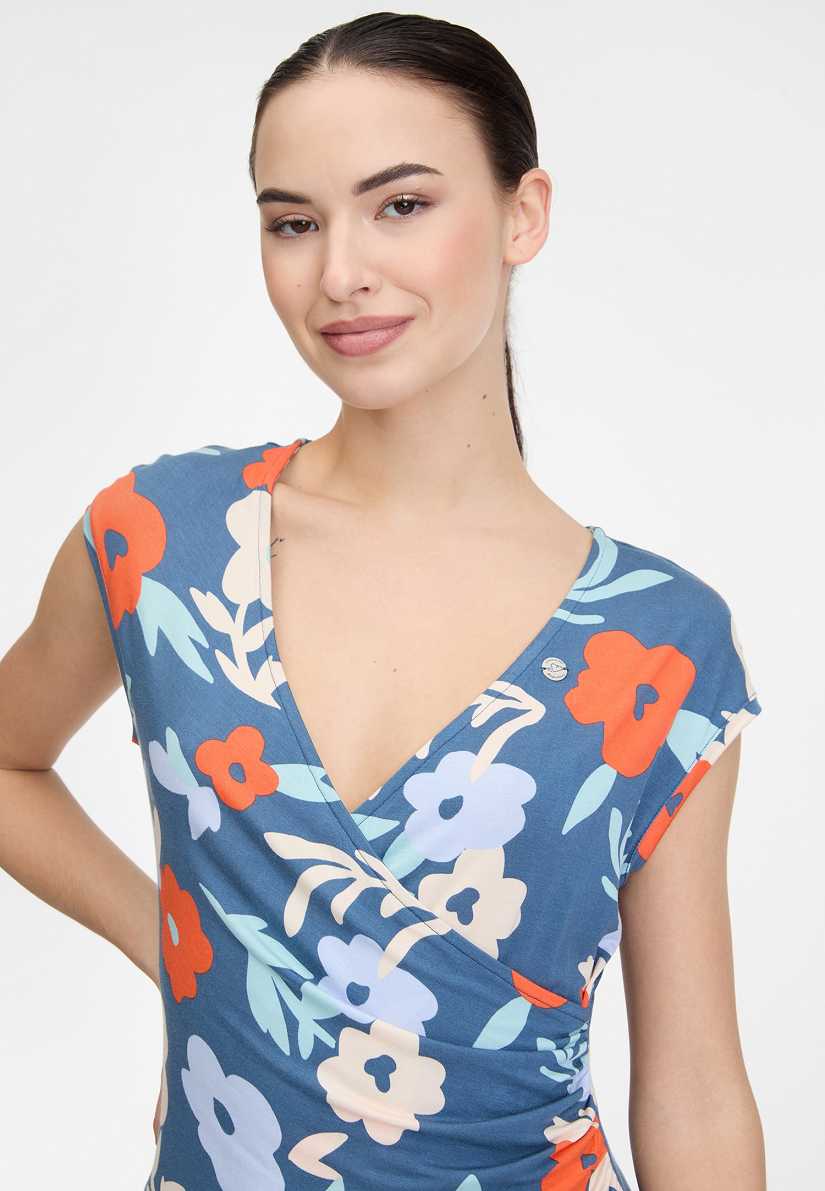 Vestido Ragwear Crupi Print Mujer Blancas | R-5913240