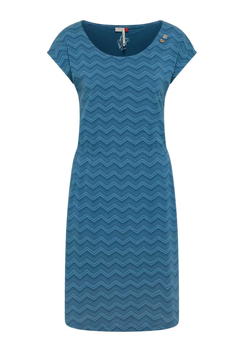 Vestido Ragwear Lilithe Chevron Mujer Verde Oliva | R-1946027