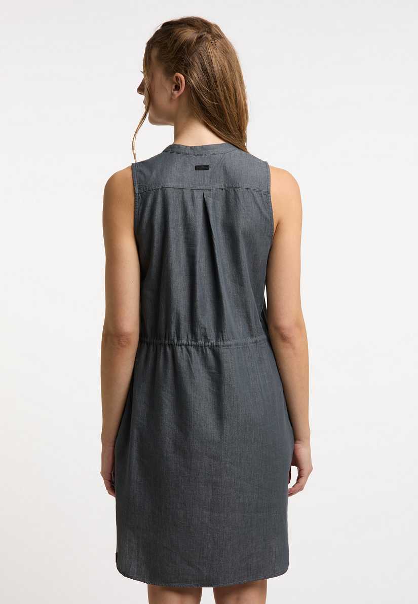 Vestido Ragwear Roisin Denim Mujer Negras | R-7325014