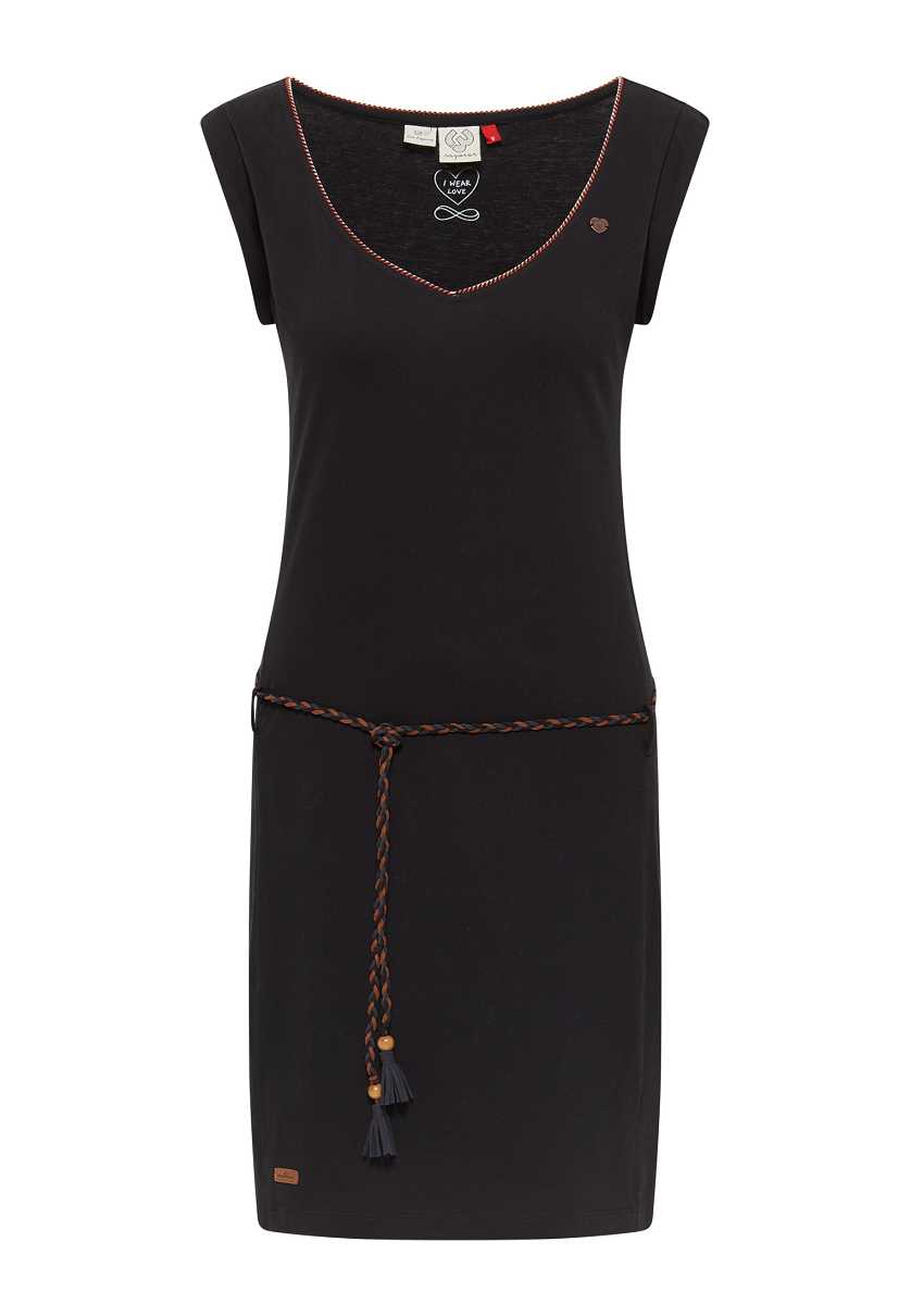 Vestido Ragwear Slavka Mujer Negras | R-5430219